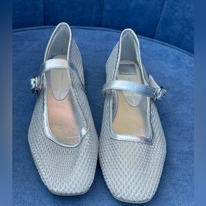 Dolce Vita ‘Rodni’ Silver Mesh Flats